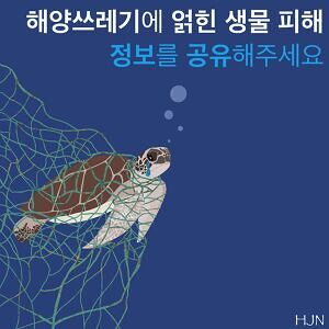 야생동물 쓰레기 얽힘 피해 조사