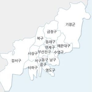 부산 동부, 남부, 북부의 조류